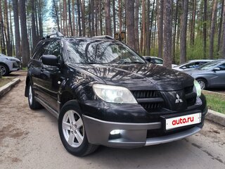 2008 Mitsubishi Outlander I, чёрный, 490000 рублей, вид 1