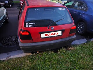 1992 Volkswagen Golf III, красный, 105000 рублей, вид 2