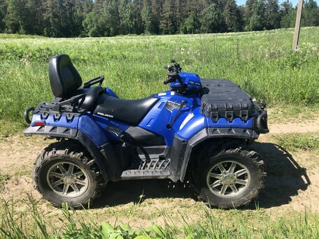 2012 Polaris Sportsman 850, синий, 800000 рублей, вид 1