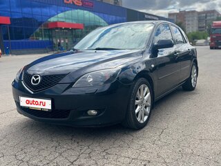 2007 Mazda 3 I (BK) Рестайлинг, чёрный, 570000 рублей, вид 1