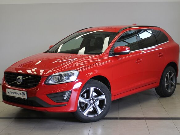 2014 Volvo XC60 I Рестайлинг, красный