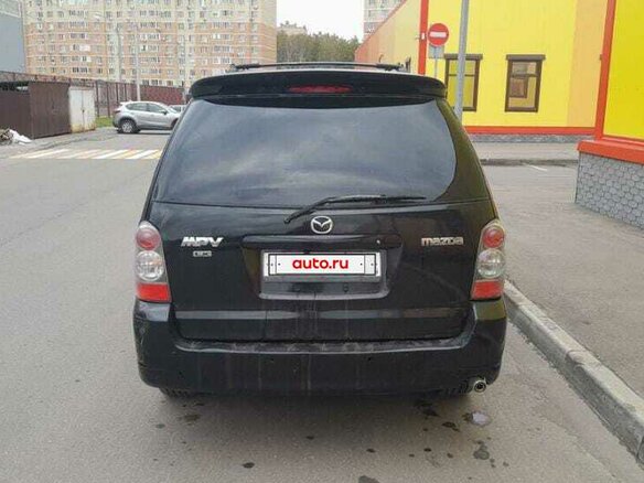 2004 Mazda MPV II (LW) Рестайлинг, чёрный, 505000 рублей - вид 7