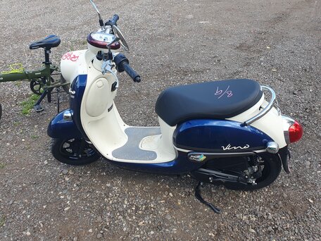 2020 Yamaha Vino 50, синий, 228000 рублей, вид 3