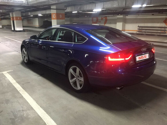 2014 Audi A5 I (8T) Рестайлинг, синий