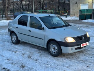 2008 Renault Logan I, серебристый, 350000 рублей, вид 3