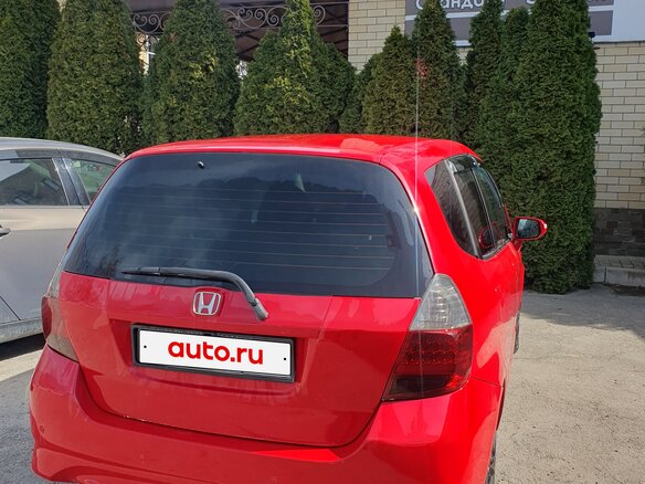 2008 Honda Jazz I Рестайлинг, красный, 650000 рублей - вид 4
