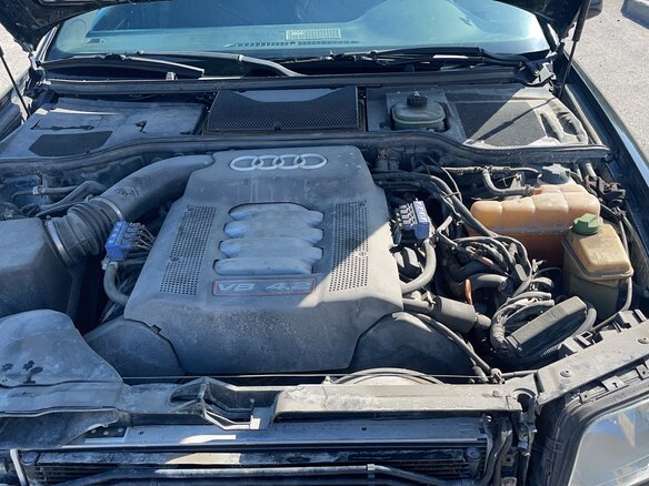 1999 Audi S8 I (D2), чёрный, 700000 рублей - вид 8