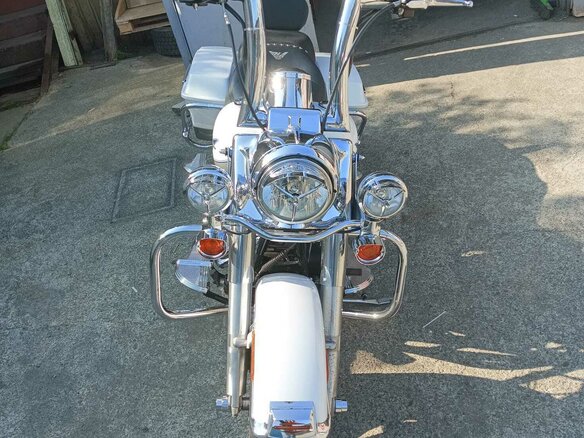 2008 Harley-Davidson Road King, белый, 1100000 рублей - вид 19