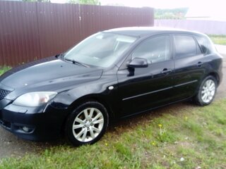 2007 Mazda 3 I (BK) Рестайлинг, чёрный, 720000 рублей, вид 1