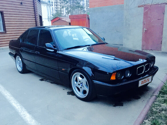 1990 BMW 5 серии 535i III (E34), чёрный - вид 5