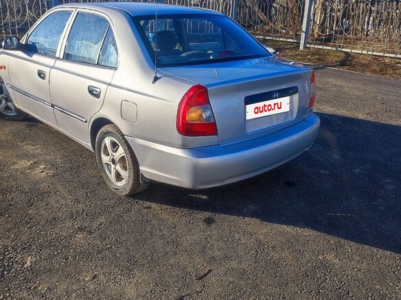 2005 Hyundai Accent ТагАЗ II, серый, 390000 рублей - вид 7
