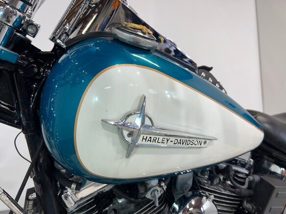 1990 Harley-Davidson Springer Softail, голубой - вид 21