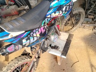 2020 Kayo Basic YX140EM, синий, 48000 рублей, вид 3