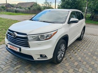 2014 Toyota Highlander III (XU50), белый, 3300000 рублей, вид 1
