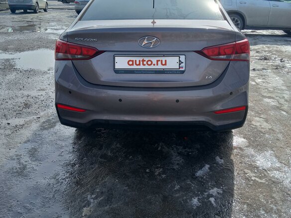 2019 Hyundai Solaris II, коричневый, 1400000 рублей - вид 6