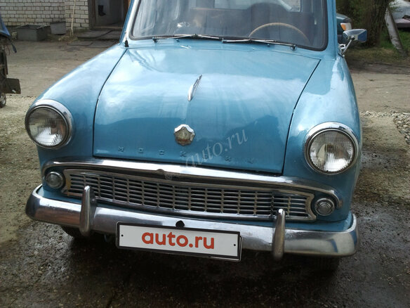1962 Москвич 423 423Н, голубой - вид 3