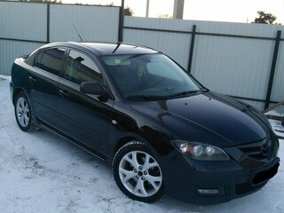 2007 Mazda 3 I (BK) Рестайлинг, чёрный, 420000 рублей, вид 2