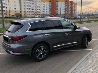2018 Infiniti QX60 I Рестайлинг, серый, 3350000 рублей, вид 4