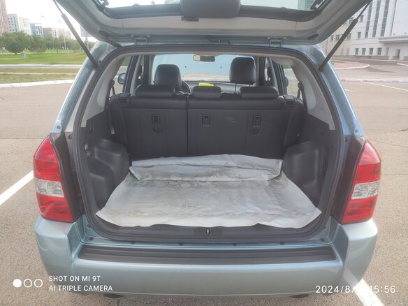 2007 Hyundai Tucson I, голубой, 1300000 рублей - вид 9