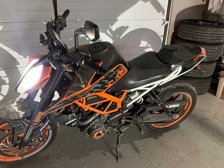 2017 KTM 390 Duke, оранжевый, 440000 рублей, вид 2