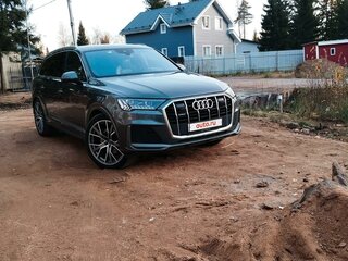 2019 Audi Q7 50 TDI II (4M) Рестайлинг, серый, 6000000 рублей, вид 2