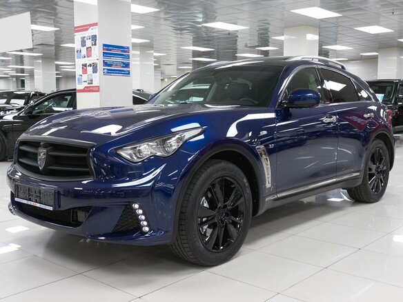 2014 Infiniti QX70, синий
