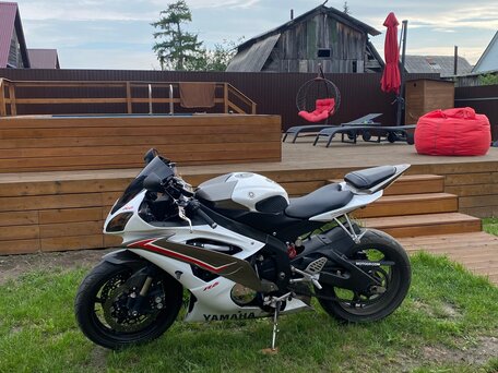 2012 Yamaha YZF-R6, белый, 650000 рублей, вид 5