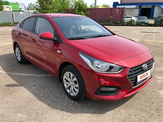 2019 Hyundai Solaris II, красный, 1520000 рублей, вид 3