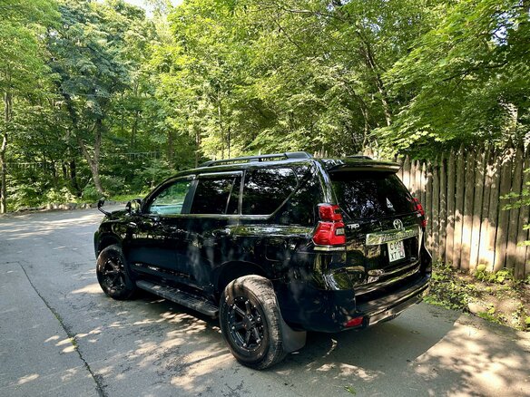 2019 Toyota Land Cruiser Prado 150 Series Рестайлинг 2, чёрный, 5050000 рублей - вид 10