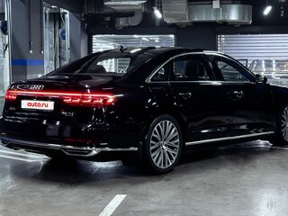 2019 Audi A8 Long 45 TDI IV (D5), чёрный, 6200000 рублей, вид 3