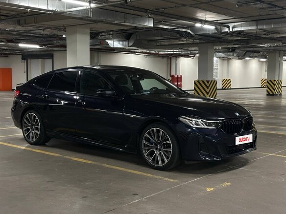 2022 BMW 6 серии Gran Turismo 620d IV (G32) Рестайлинг, синий, 5520000 рублей - вид 6