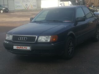 1991 Audi 100 IV (C4), синий, 180000 рублей, вид 1