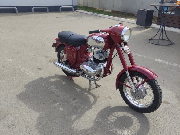 1973 Jawa 350/360, красный, 1200000 рублей - вид 5