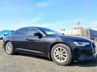 2021 Audi A6 40 TFSI V (C8), чёрный, 3619839 рублей, вид 4