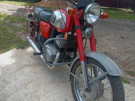 1978 Jawa 350/634, красный, 400000 рублей, вид 1