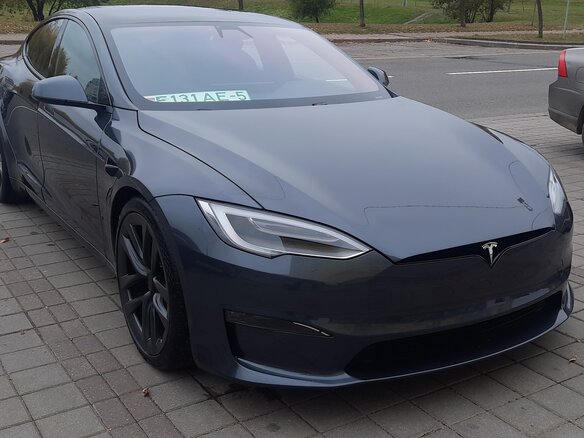 2021 Tesla Model S Long Range I Рестайлинг 2, серый, 4750000 рублей - вид 1