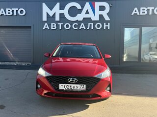 2022 Hyundai Solaris II Рестайлинг, красный, 1470000 рублей, вид 3