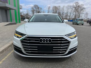2018 Audi A8 Long 60 TFSI IV (D5), белый, 6888888 рублей, вид 5