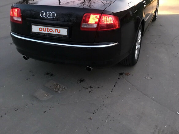 2006 Audi A8 II (D3) Рестайлинг, чёрный - вид 11