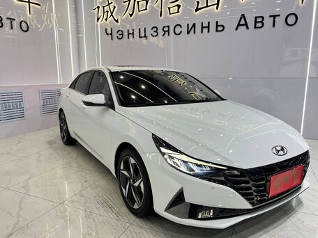 2022 Hyundai Elantra VII (CN7), белый, 1650000 рублей, вид 3