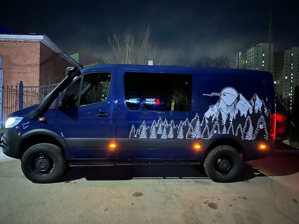 2019 Mercedes-Benz Sprinter, синий, 7000000 рублей - вид 11
