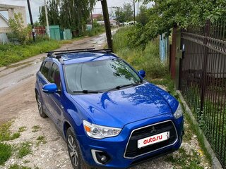 2014 Mitsubishi ASX I Рестайлинг, синий, 1200000 рублей, вид 1