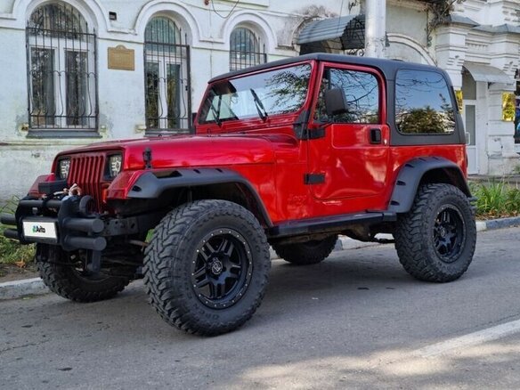 1993 Jeep Wrangler I (YJ), красный, 2100000 рублей - вид 6