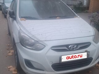 2014 Hyundai Solaris I, белый, 320000 рублей, вид 1