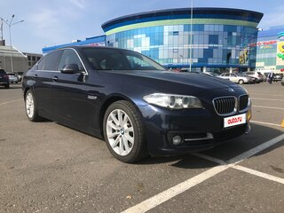2014 BMW 5 серии 528i xDrive VI (F10/F11/F07) Рестайлинг, синий, 1890000 рублей, вид 3