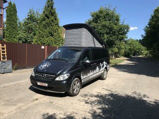 2007 Mercedes-Benz Viano Long L2 I (W639), чёрный, 1950000 рублей, вид 1