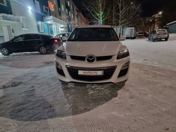 2011 Mazda CX-7 I Рестайлинг, белый, 1350000 рублей
