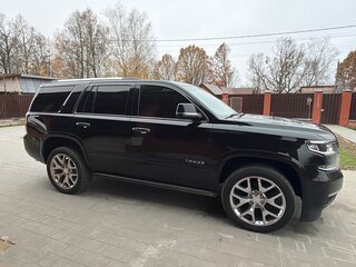 2018 Chevrolet Tahoe IV, чёрный, 4500000 рублей, вид 4