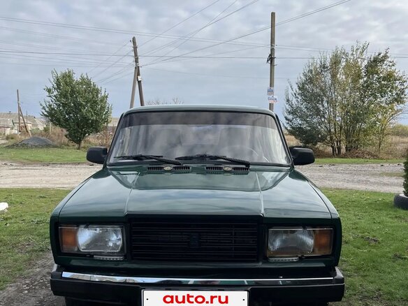 1998 Lada (ВАЗ) 2107, зелёный, 180000 рублей - вид 3