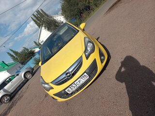 2012 Opel Corsa D Рестайлинг II, жёлтый, 310000 рублей, вид 2